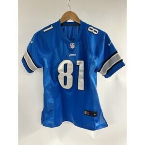 Nike Women's Detroit Lions NFL Retro Football Jersey #81 Calvin Johnson Sz Small